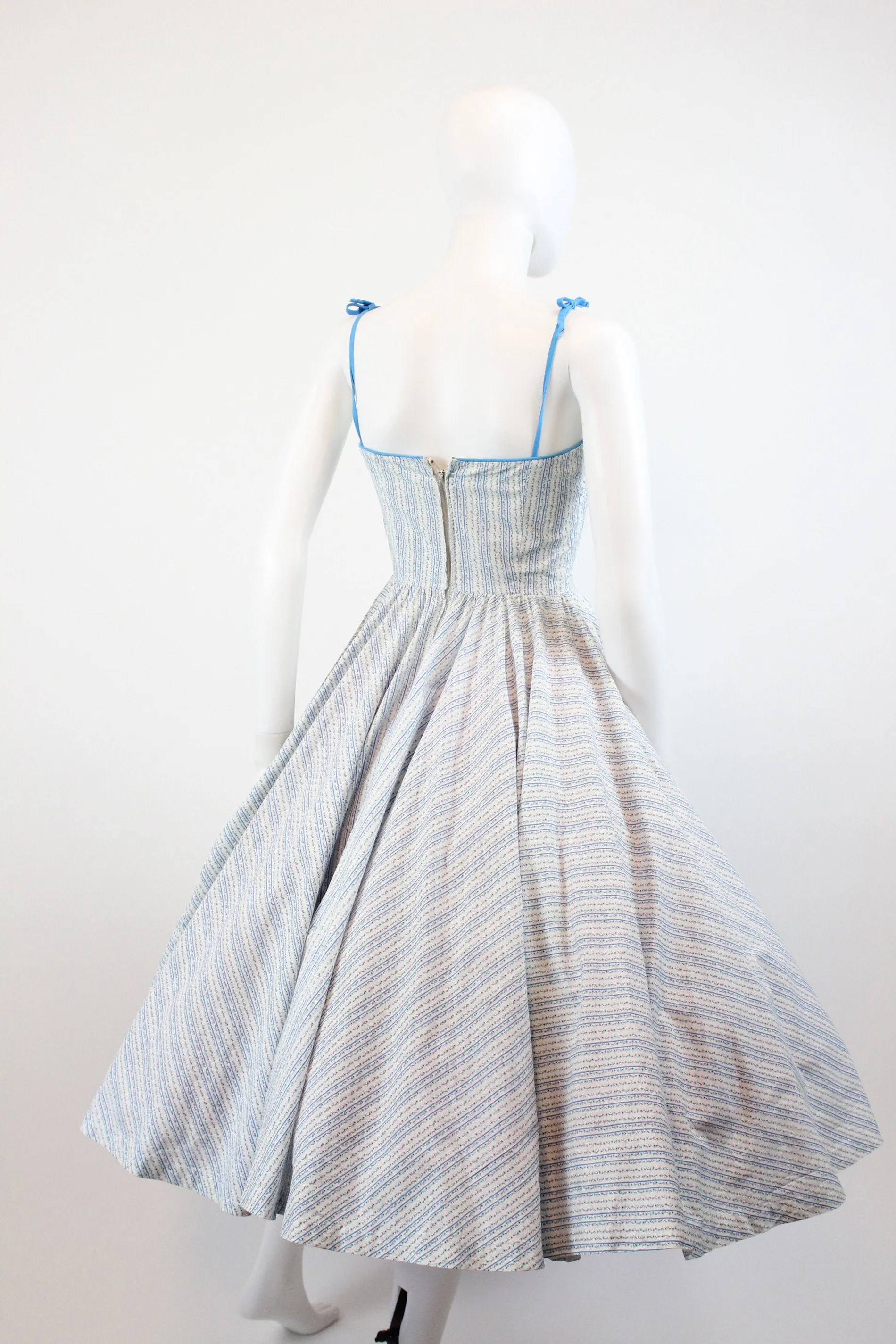 1950s Miss Elliette COTTON dress xs | new spring summer