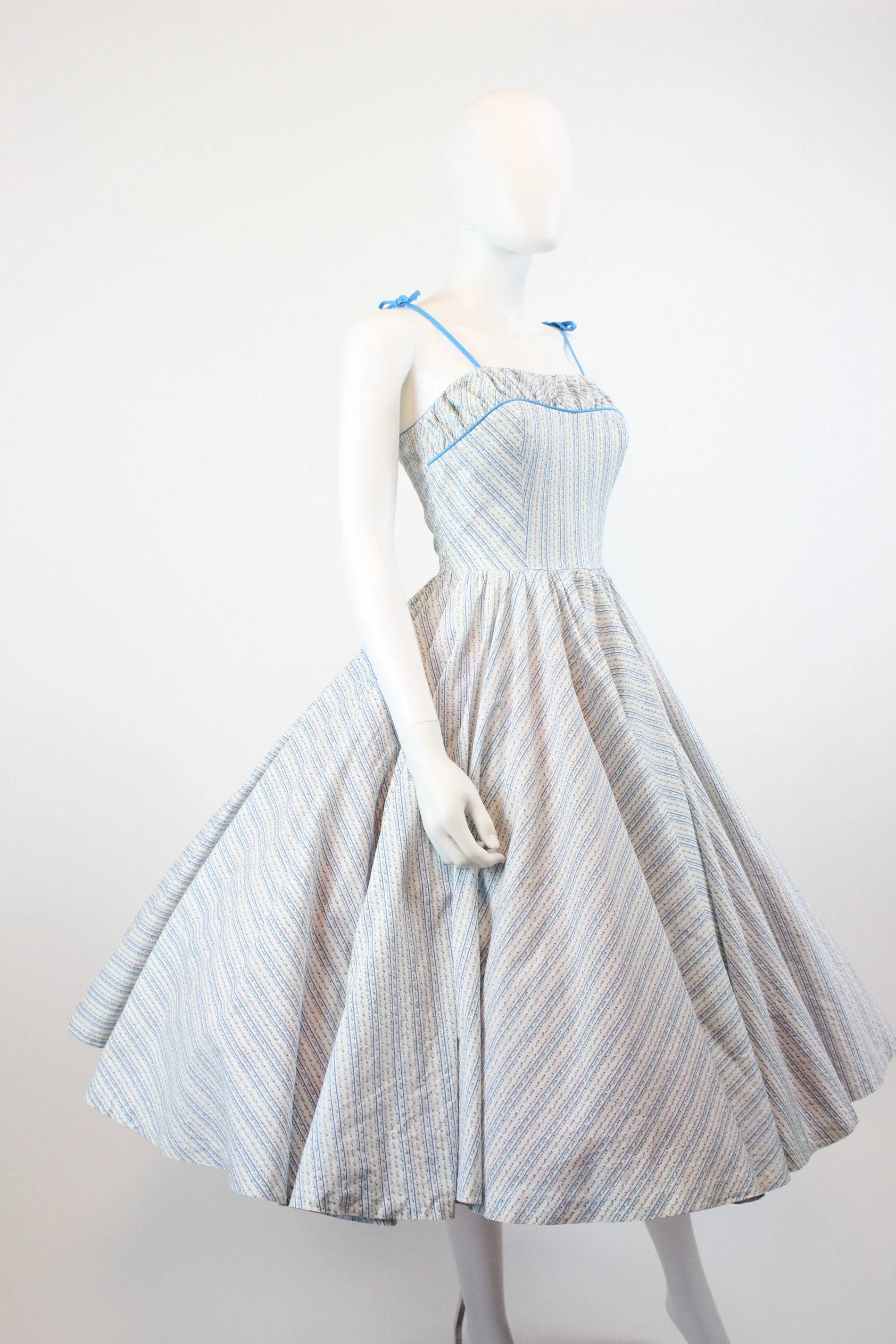 1950s Miss Elliette COTTON dress xs | new spring summer