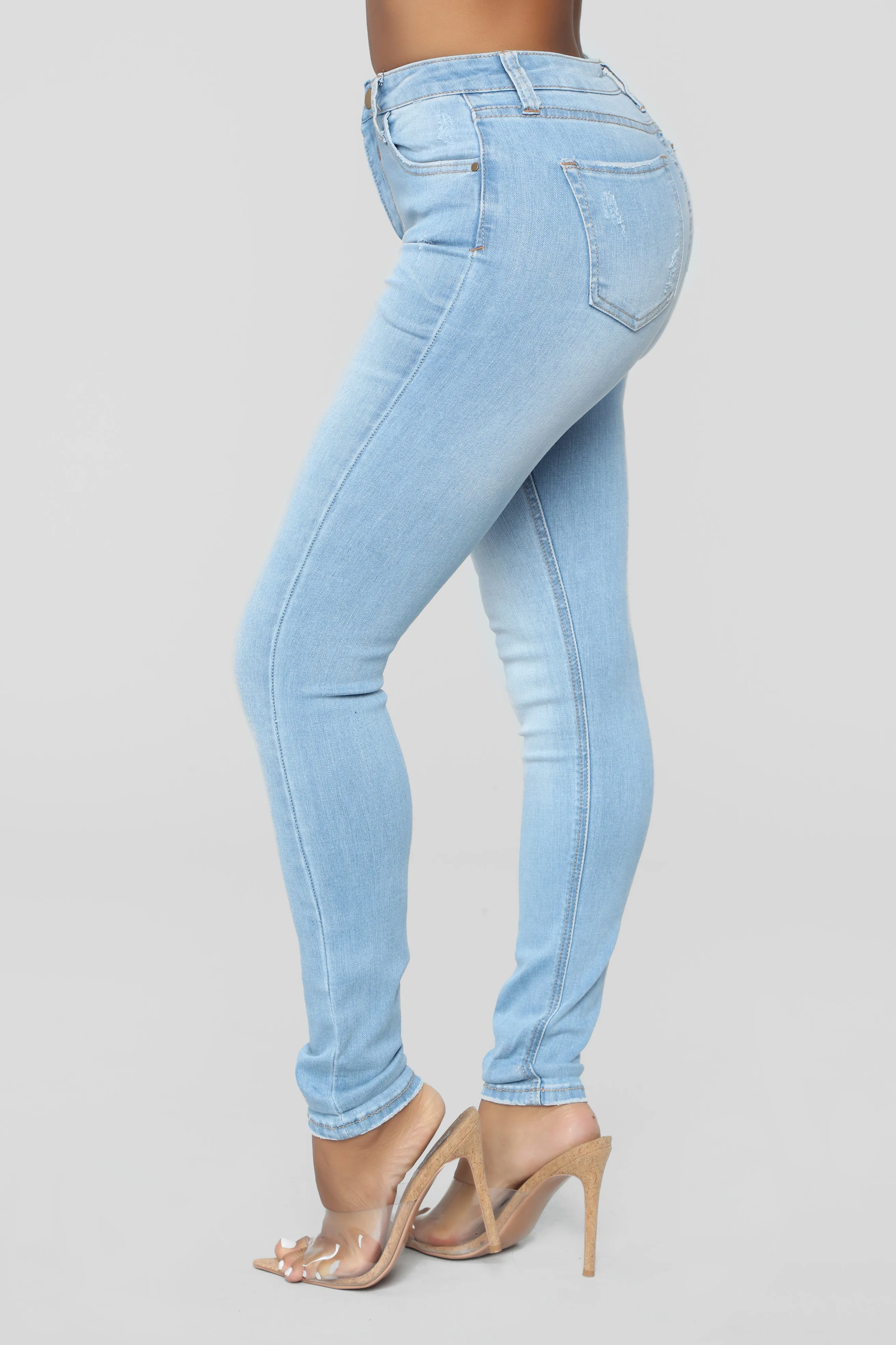 Andres Ankle Jeans - Light Blue Wash