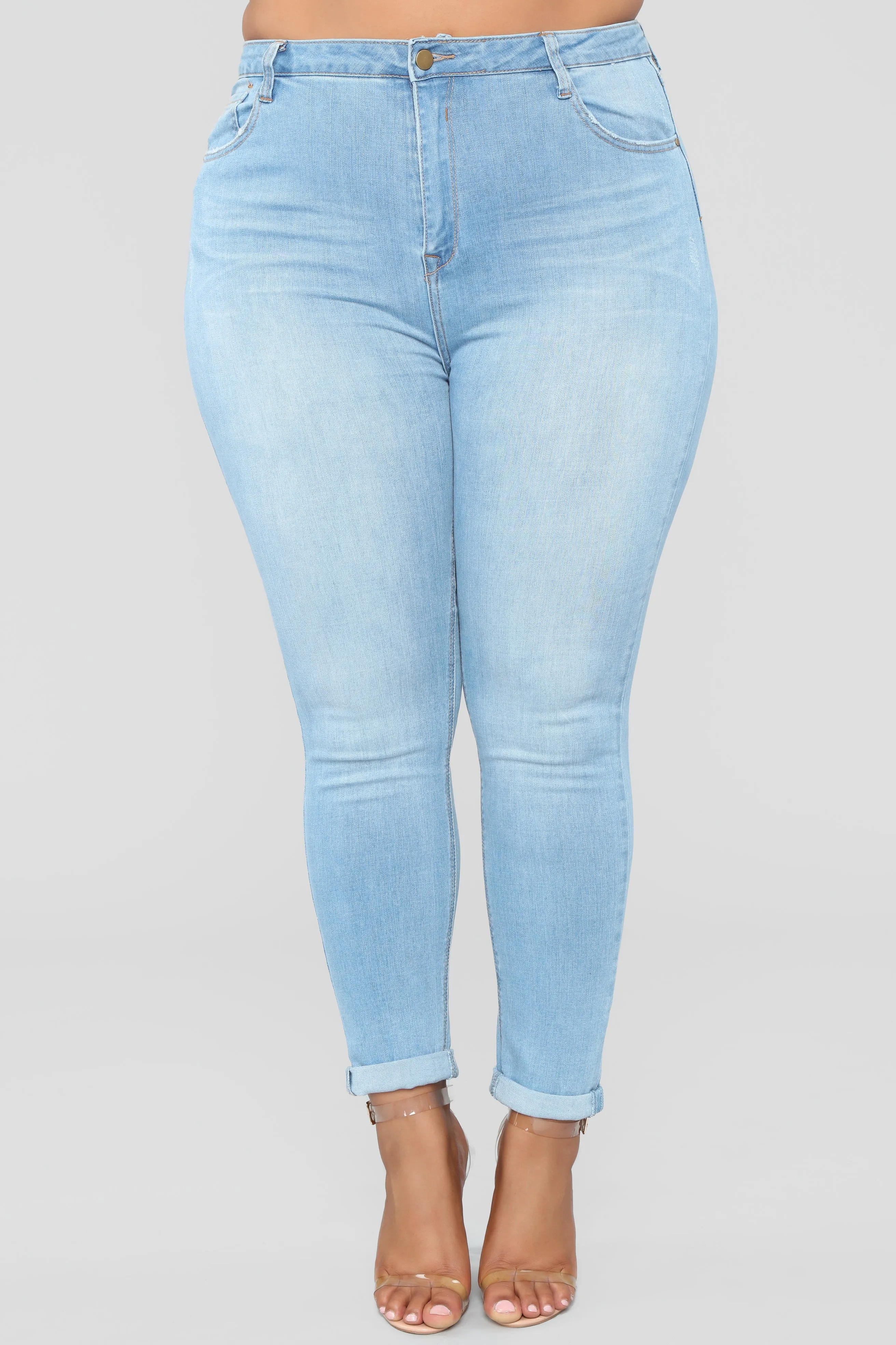 Andres Ankle Jeans - Light Blue Wash