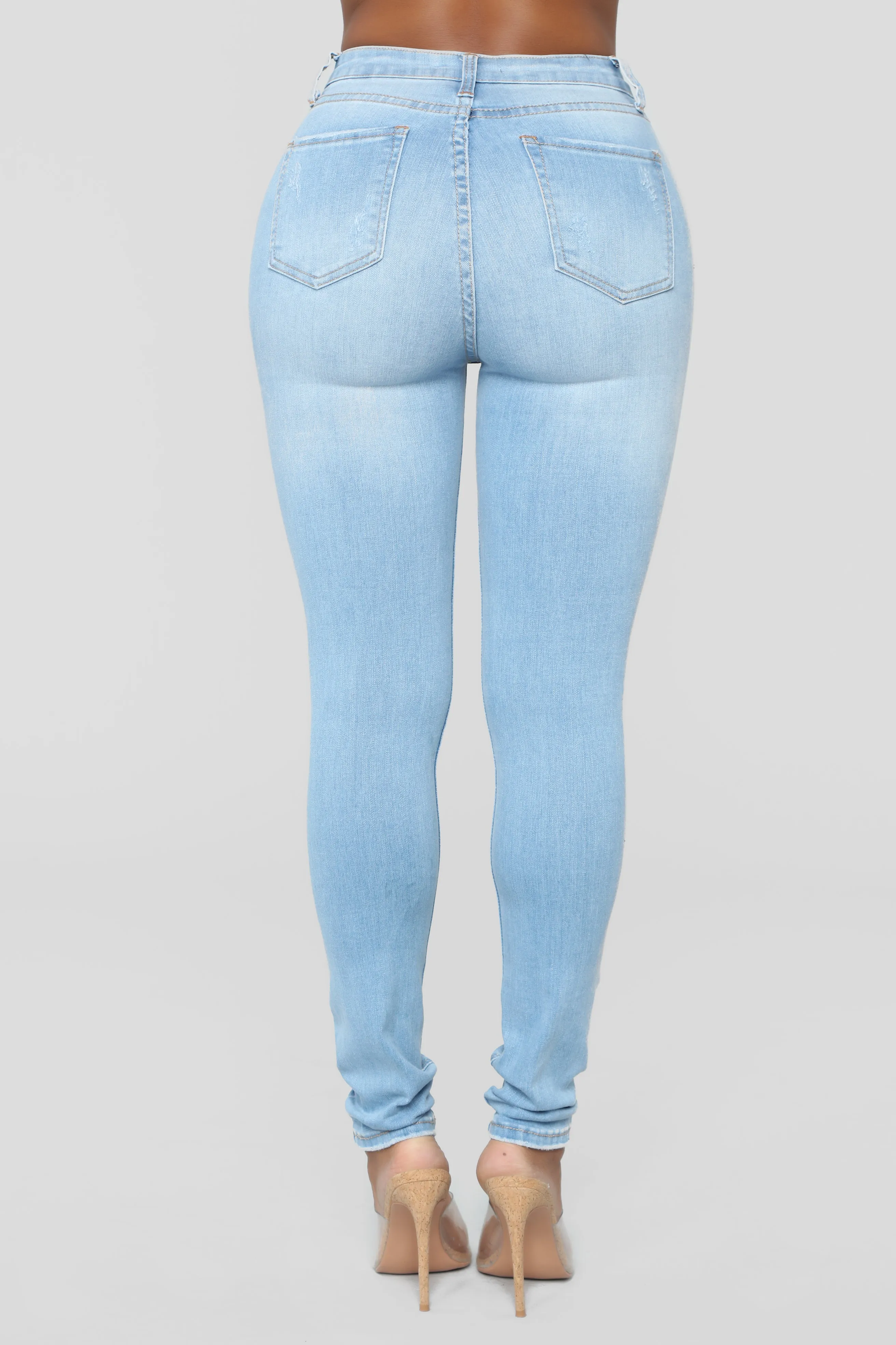 Andres Ankle Jeans - Light Blue Wash