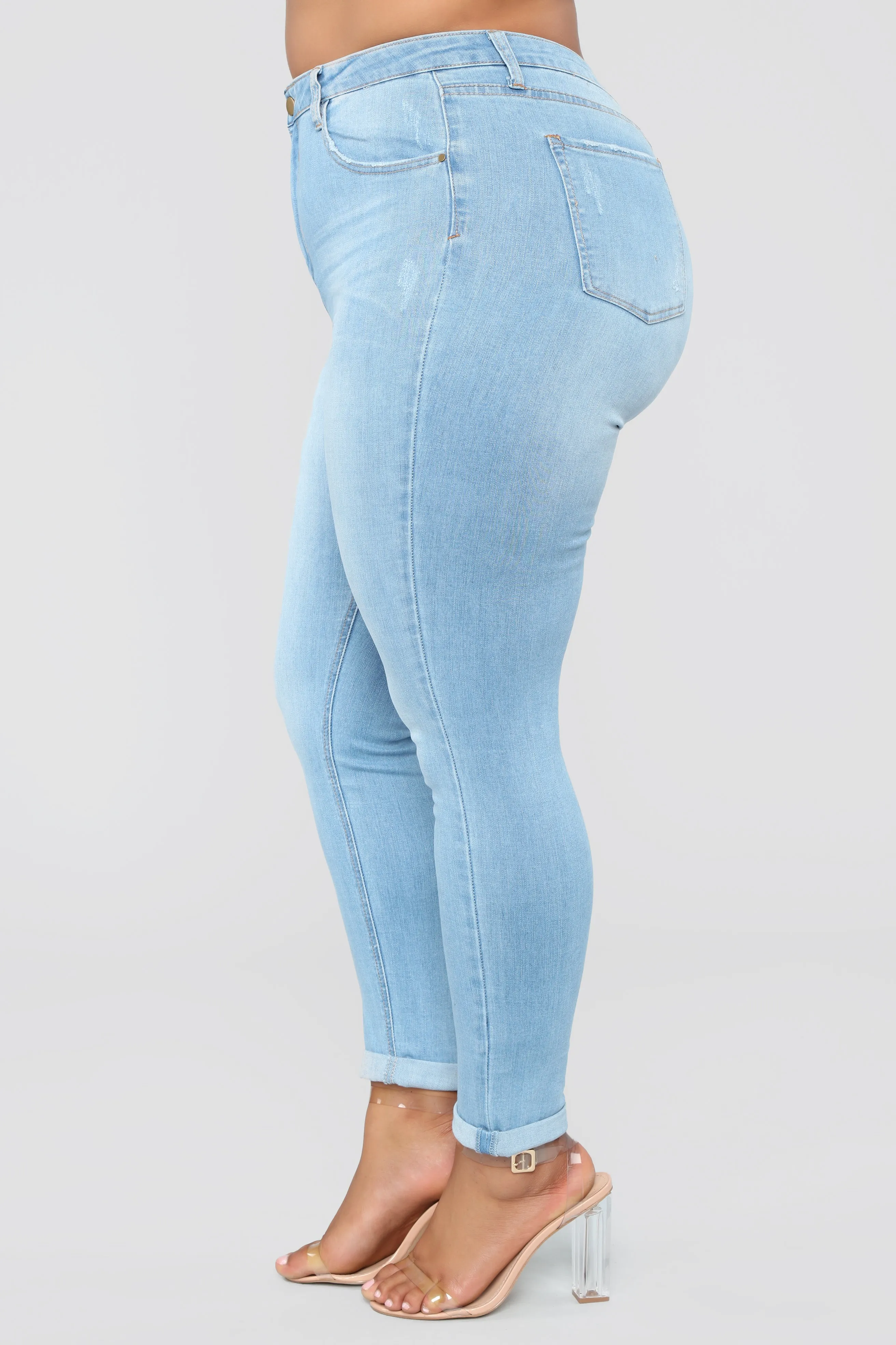 Andres Ankle Jeans - Light Blue Wash