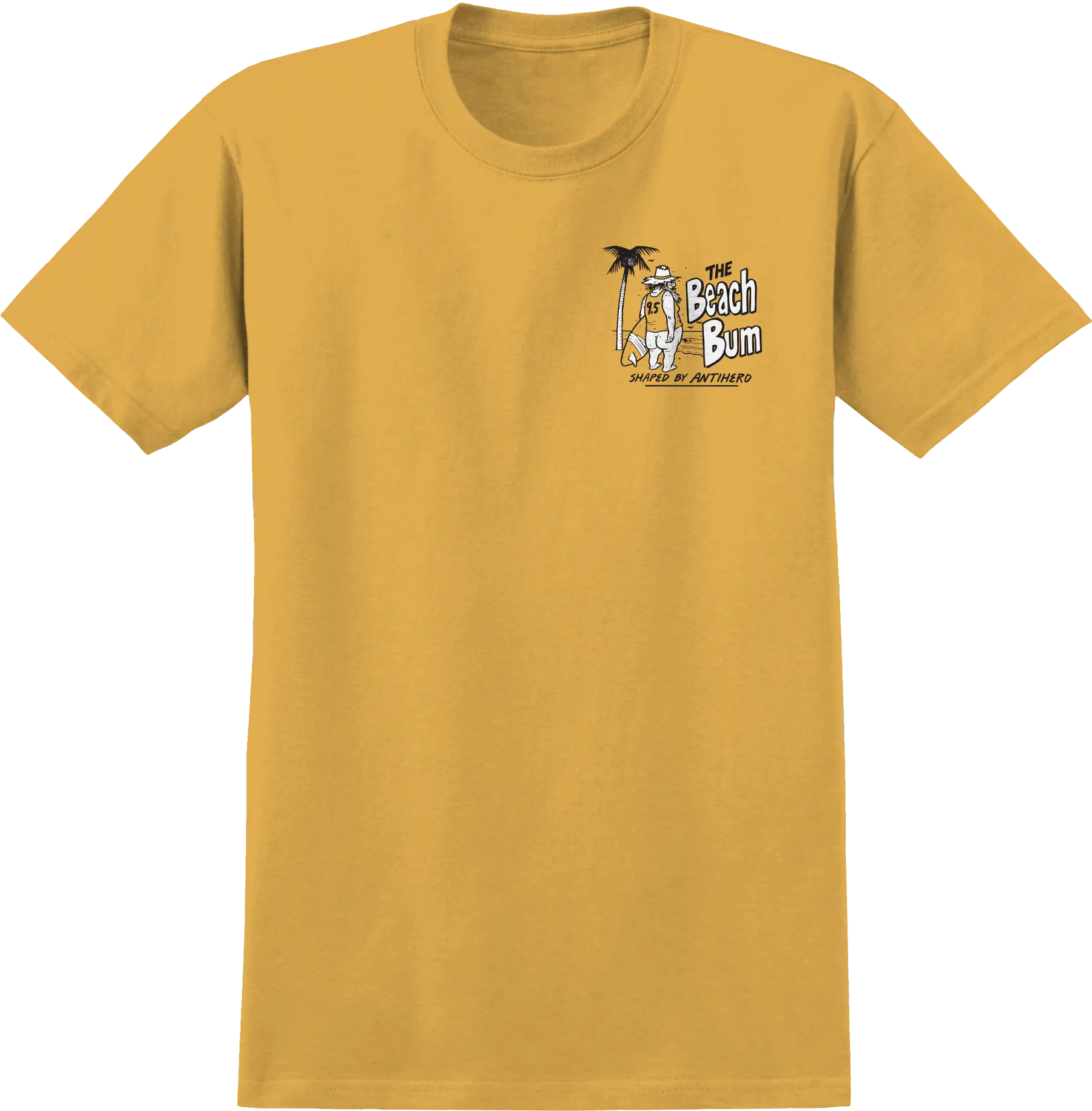 ANTIHERO BEACH BUM TEE GOLD/WHITE/BLACK