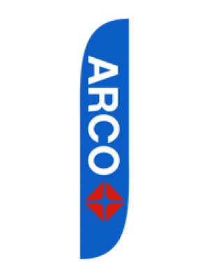 Arco Gasoline Feather Flag