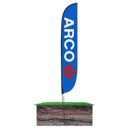 Arco Gasoline Feather Flag