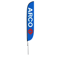 Arco Gasoline Feather Flag