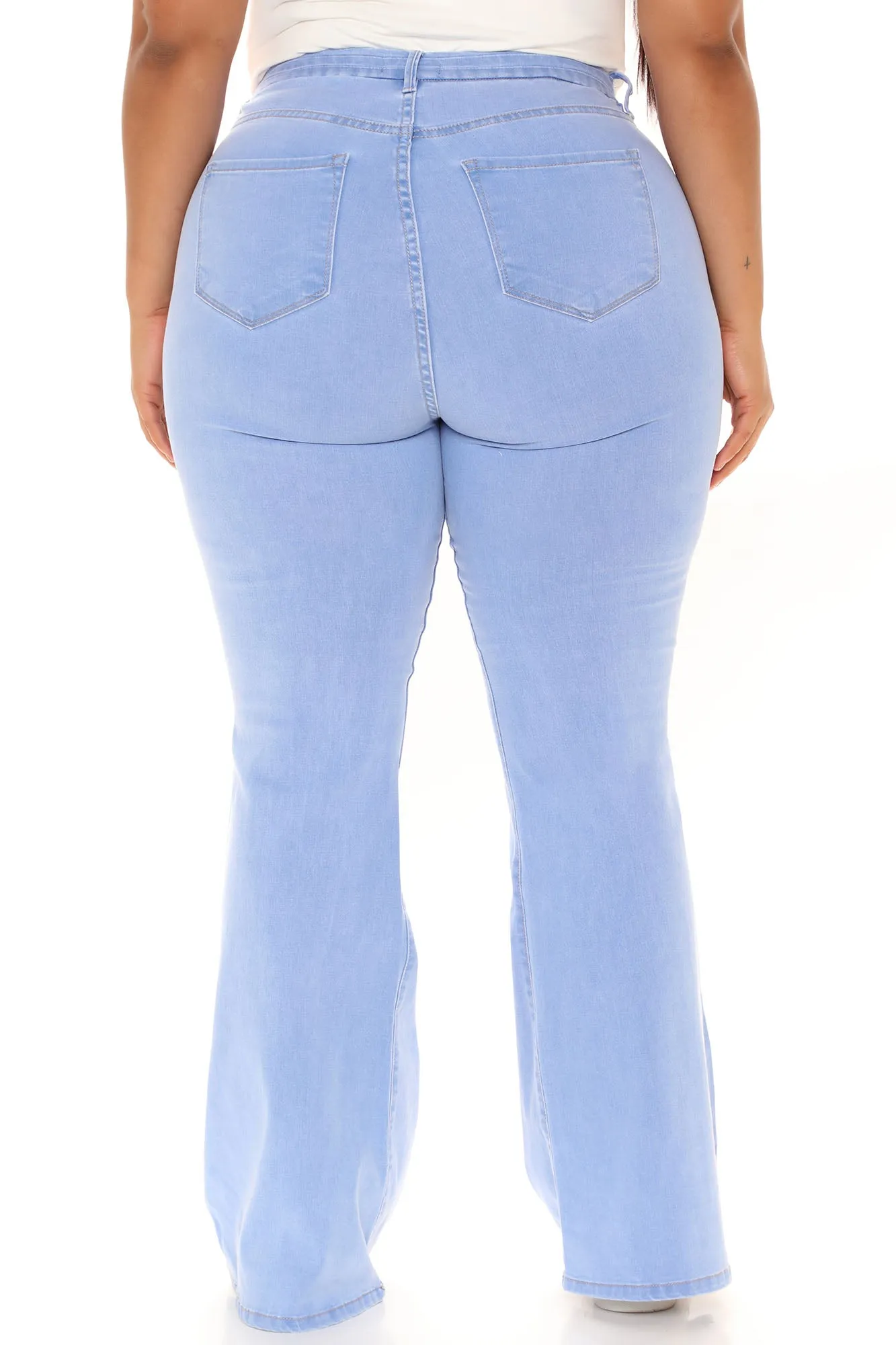 Austin Flare Stretch Jeans - Light Blue