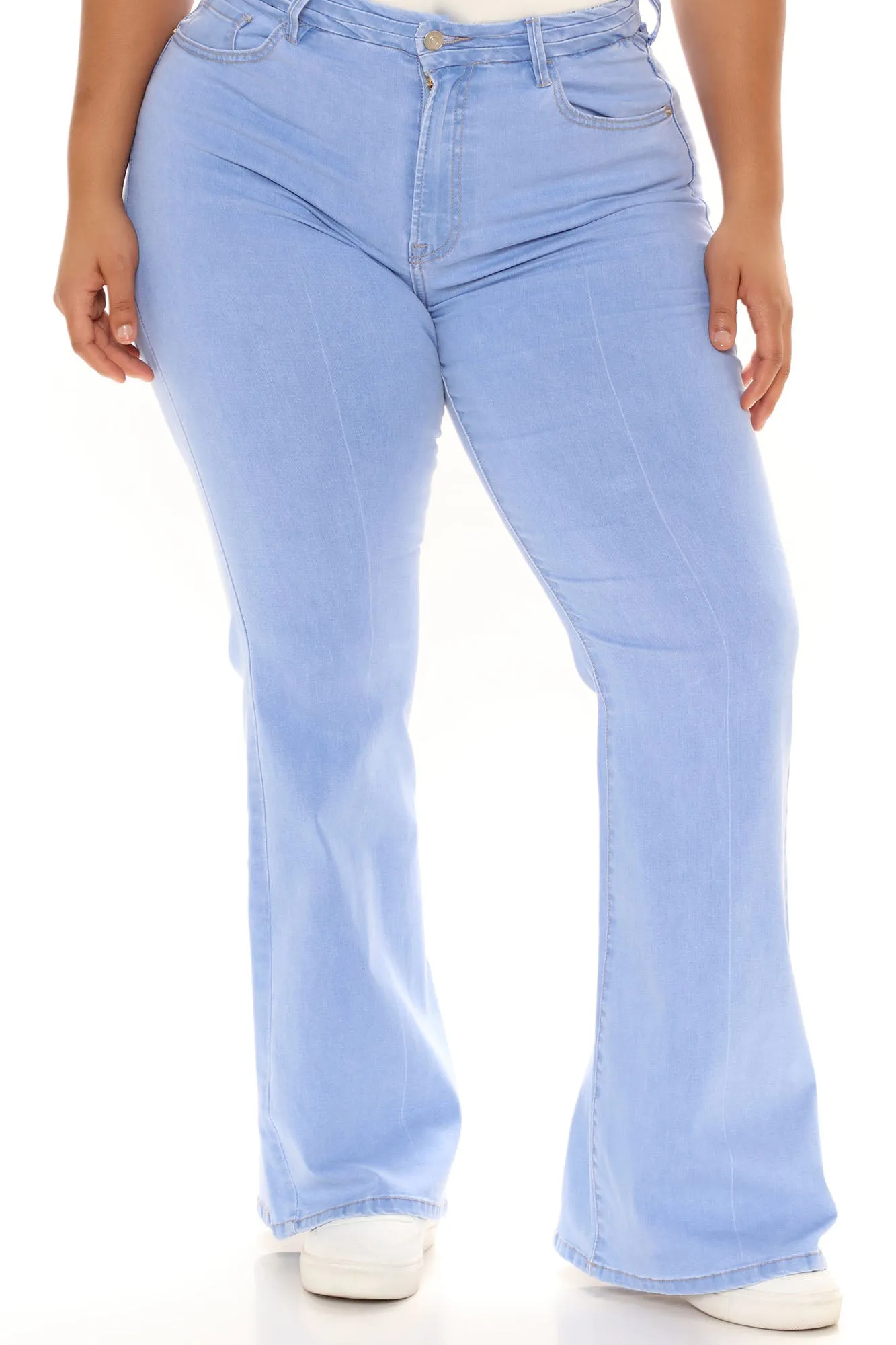 Austin Flare Stretch Jeans - Light Blue