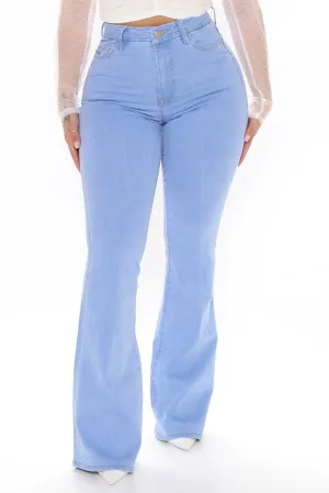 Austin Flare Stretch Jeans - Light Blue