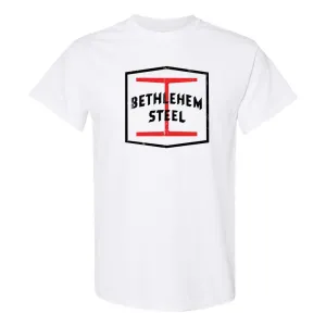 Bethlehem Steel Distressed T-Shirt | Bethlehem Steel White T-Shirt