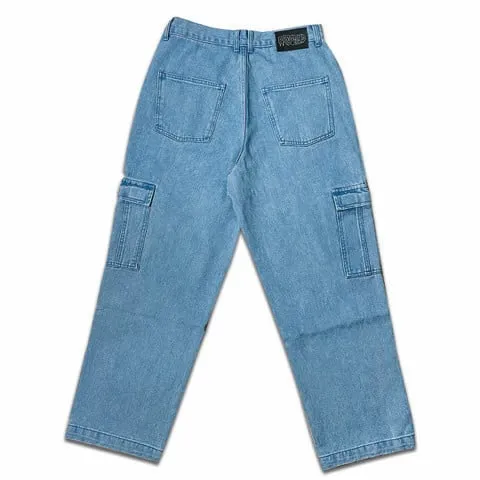 Cargo Jeans - Light Blue