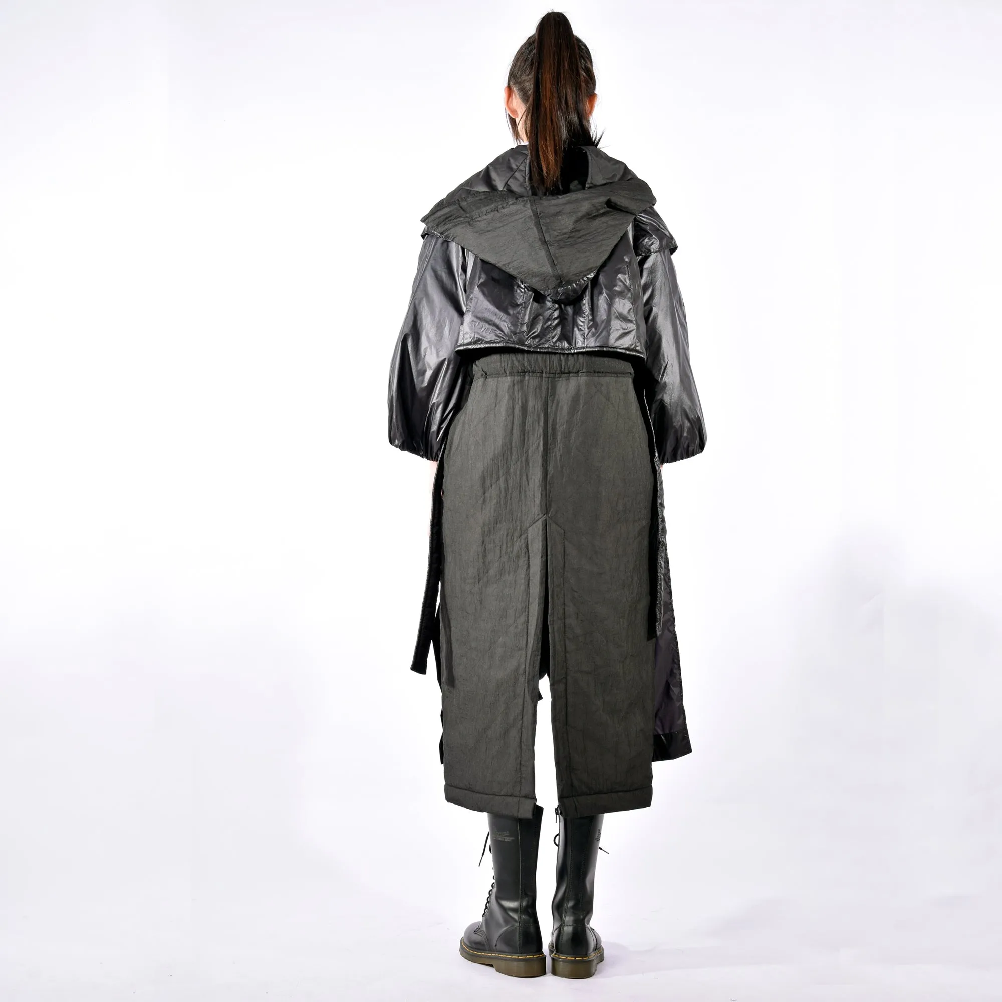 Coat -  Hooded Mask Long Coat