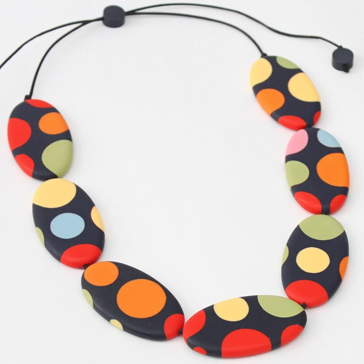 Colorful Polka-Dot Lena Necklace