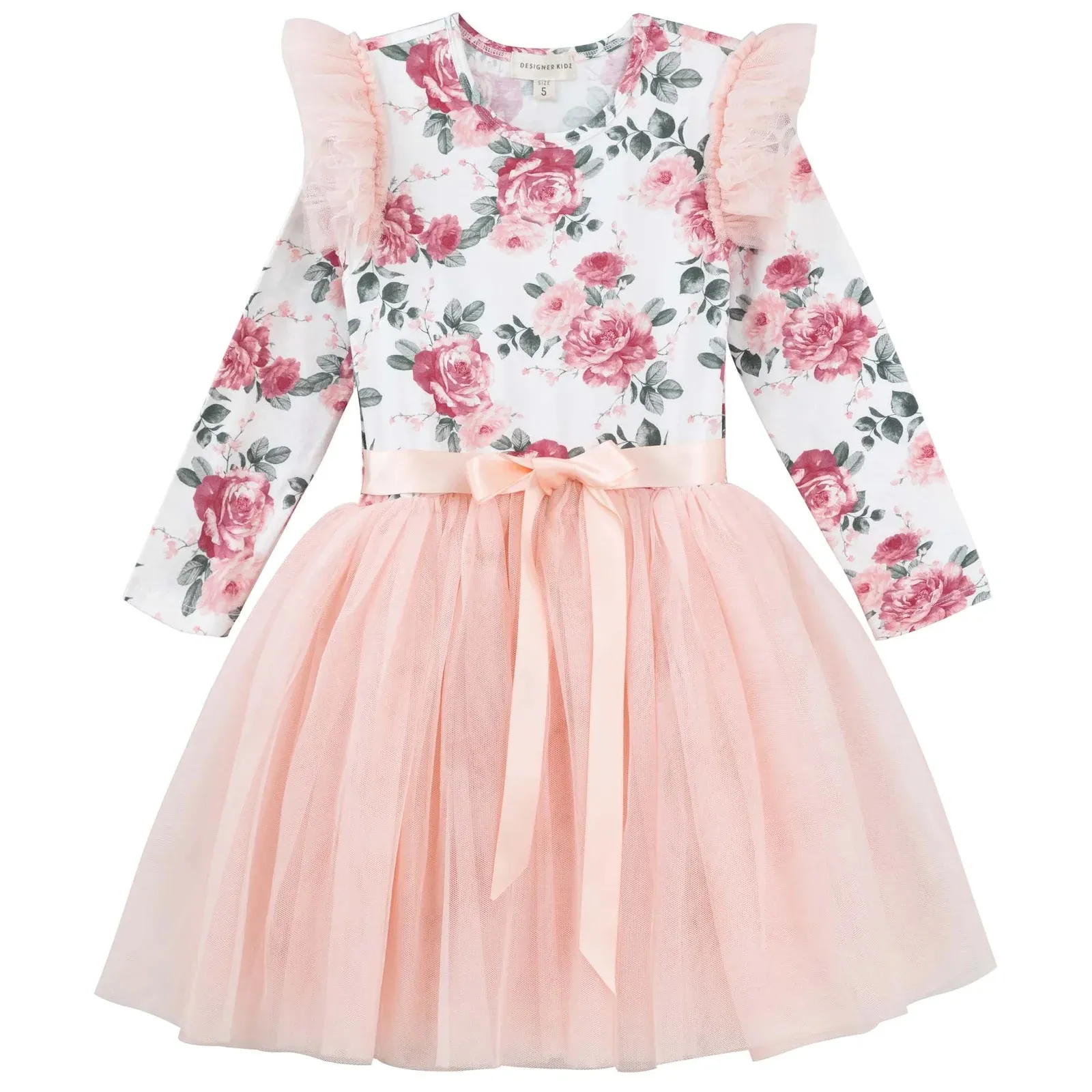 Designer Kidz Tilly Floral Tutu Dress