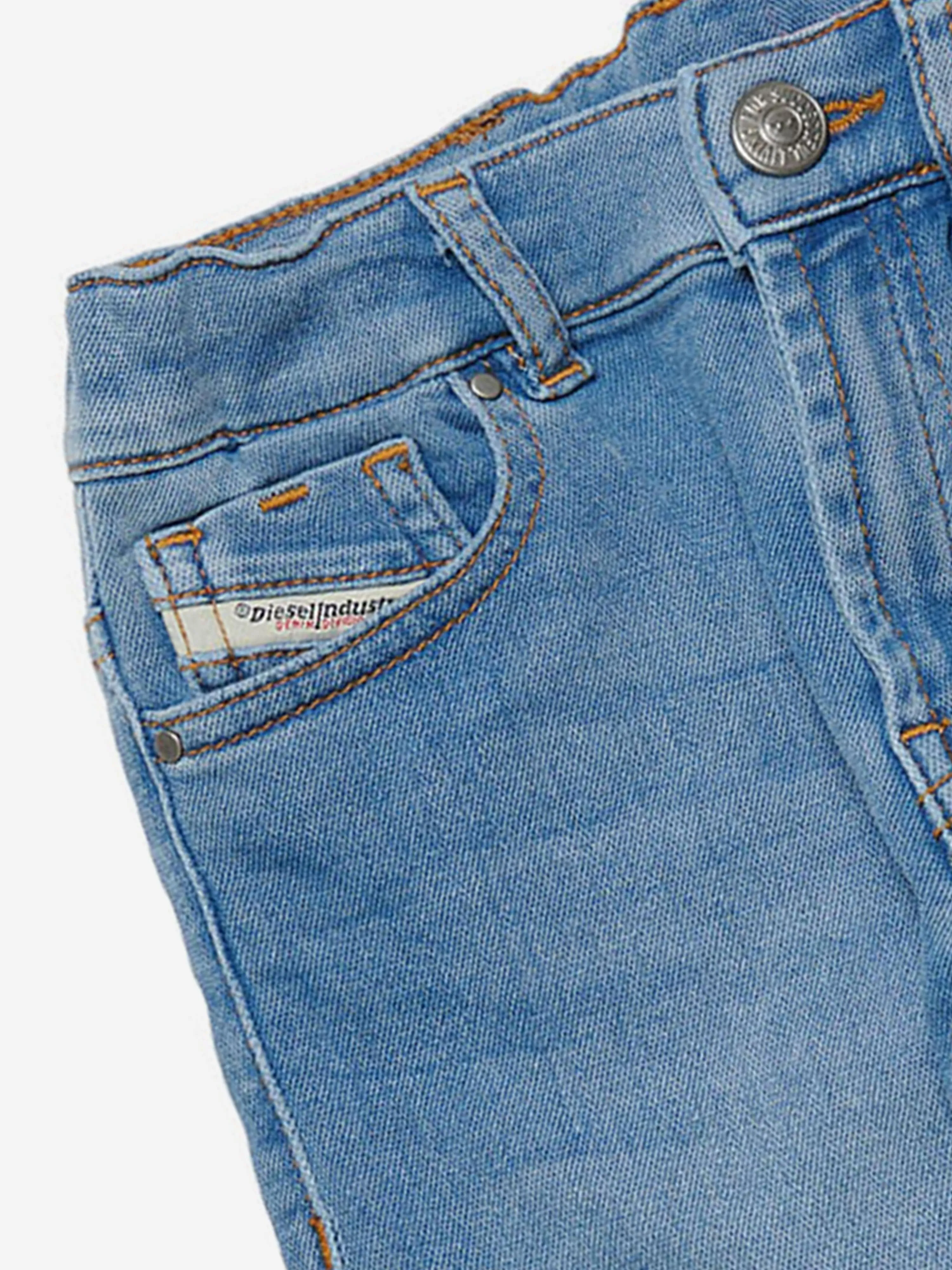 Diesel Baby Regular Fit Jeans in Blue