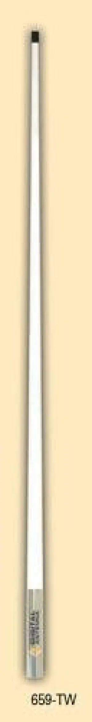 Digital 659-TW 8' White VHF Dual Band Cellular Antenna