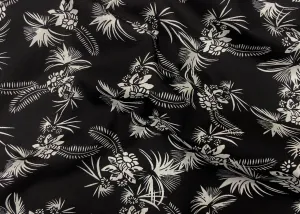 Feather Palm - Monochrome Cotton Poplin