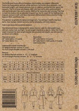 Hinterland Dress Pattern by Sew Liberated