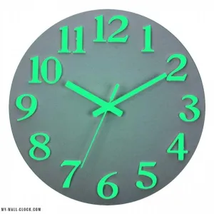 Luminous Clock Simple White