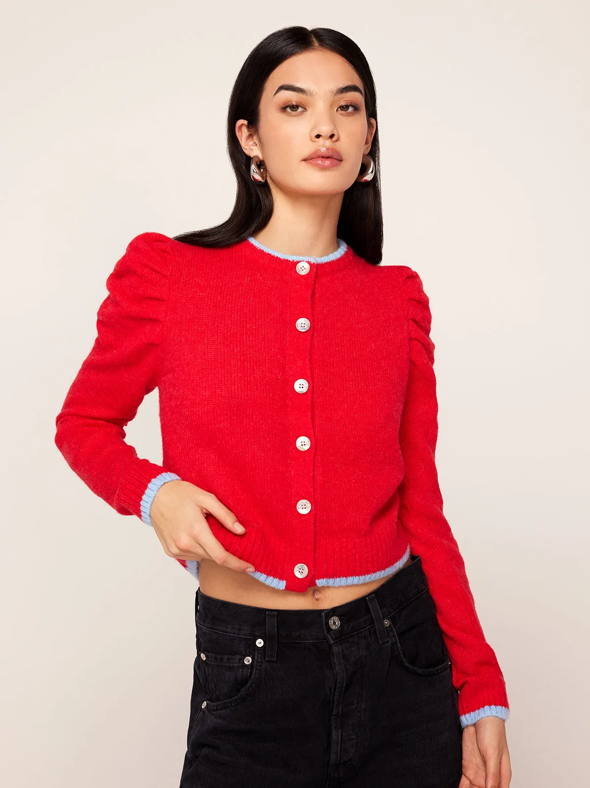 Matilda Watermelon Knit Cardigan