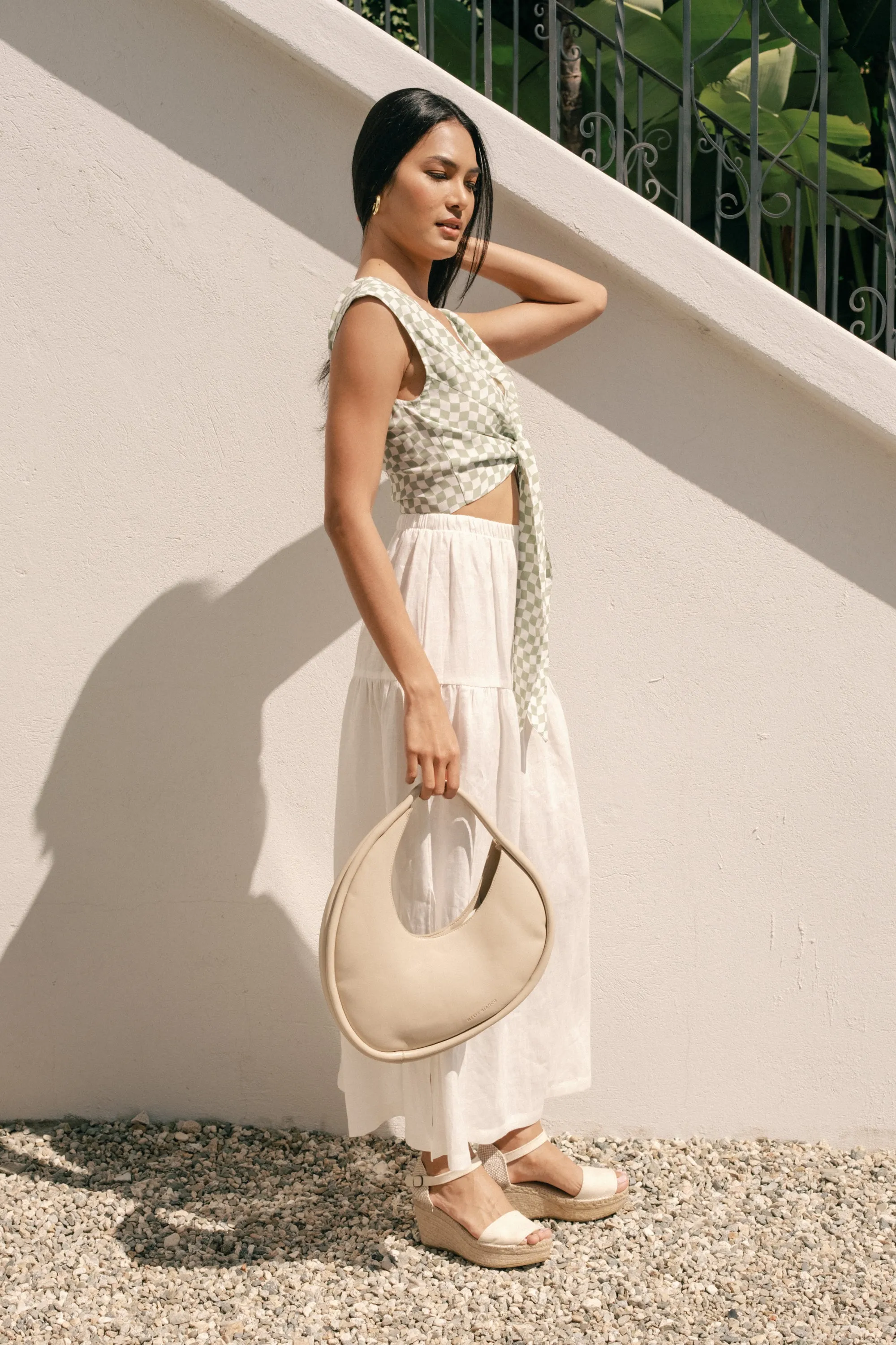 Millie Skirt/Dress in Coconut Linen