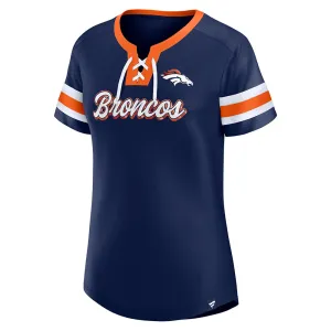 NFL Denver Broncos Women's Fanatics Original State Lace-Up Top