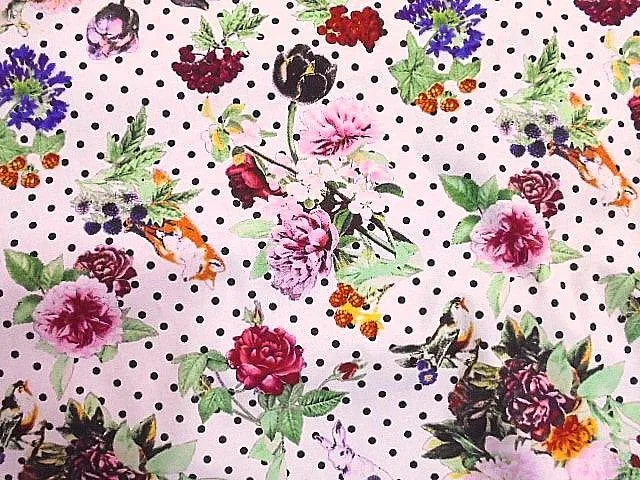 Novelty Flower - Stretch Cotton