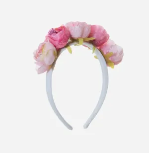 Patachou Girls Mixed Pink Roses Headband