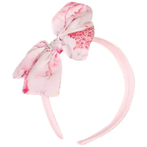 Patachou Girls Pink Botanical Headband