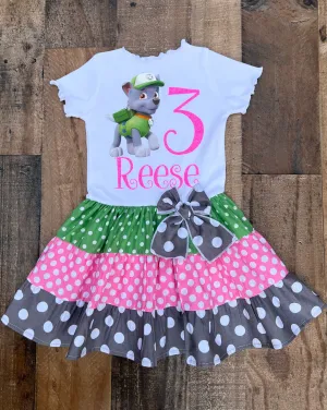 Paw Patrol Rocky Birthday Dress