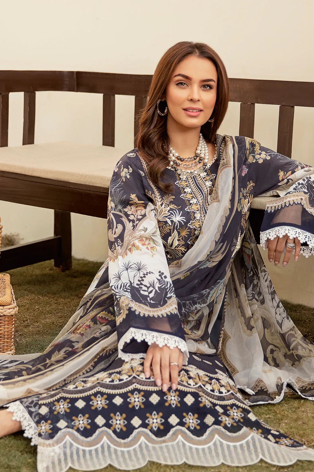 Ramsha Mashaal Lawn Collection 2022 – L-305