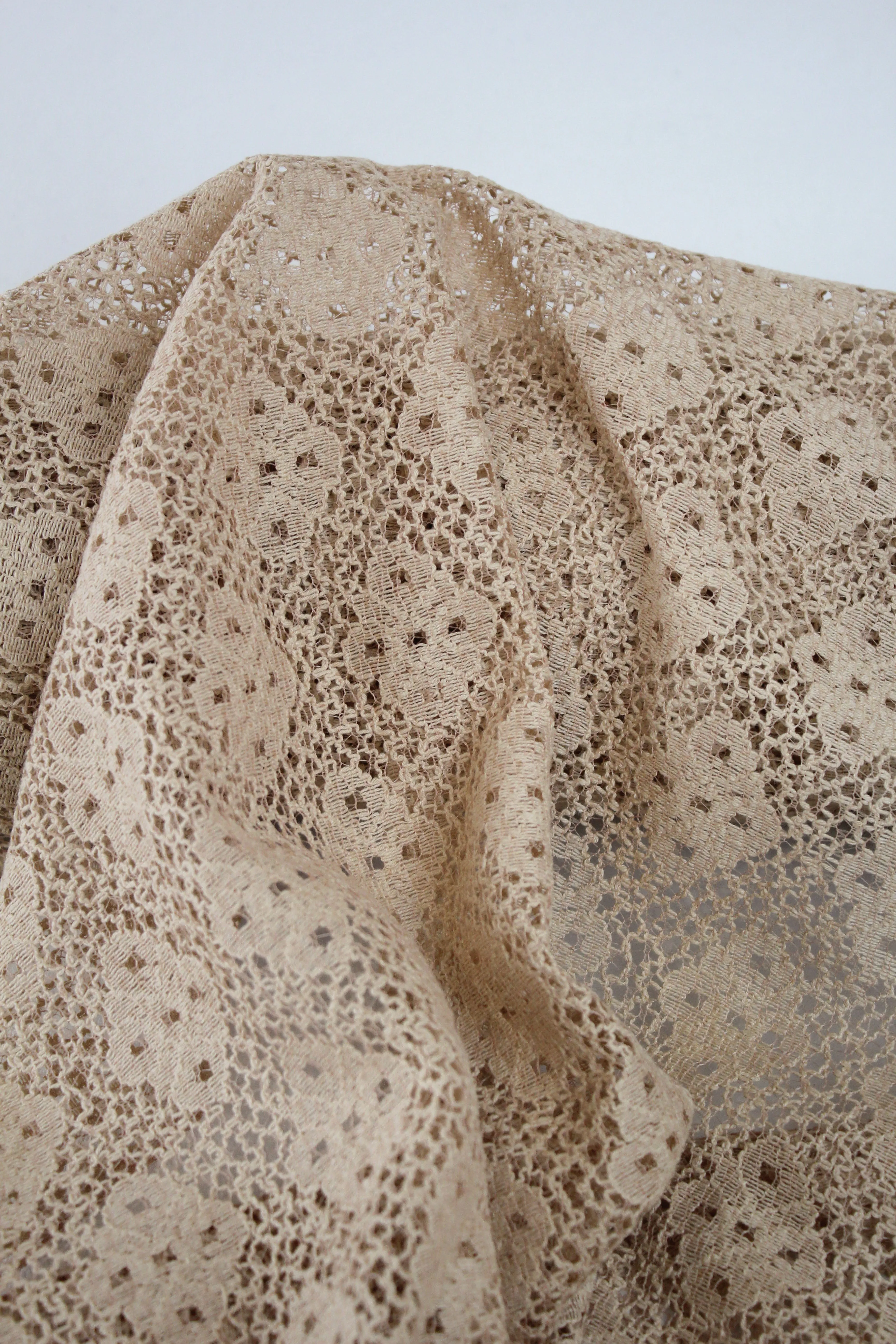 Raschel - Cotton Lace | Nude