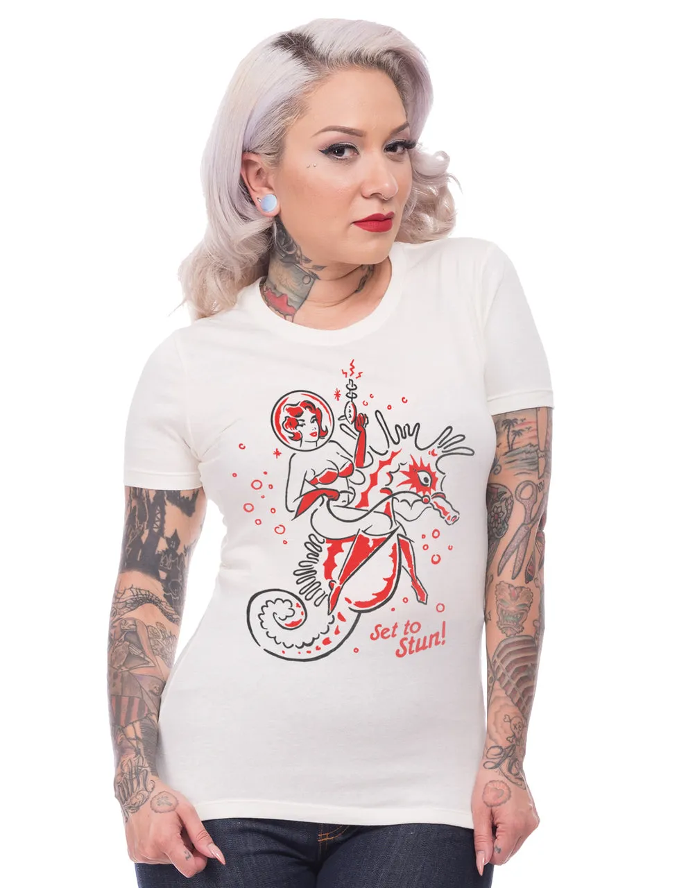 Set to Stun Women's Tee in Ivory