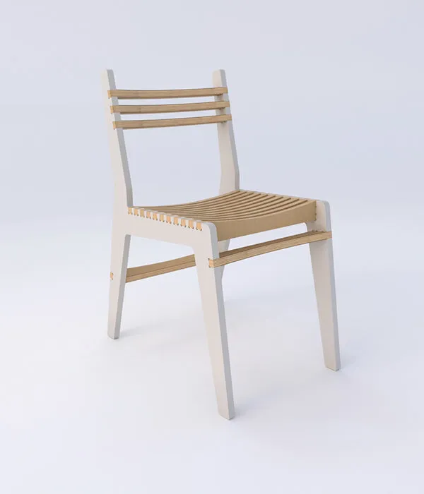 Simple Chair - White