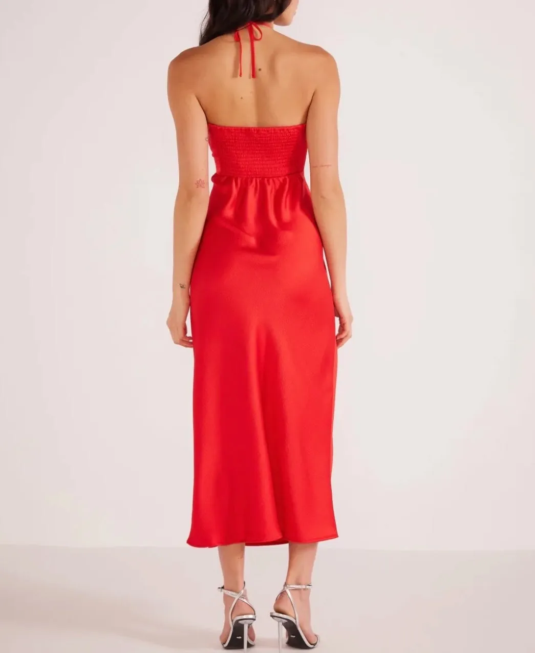 Sonia Halter Neck Midi Dress