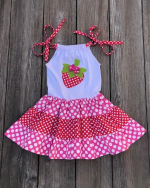 Strawberry Twirl Dress