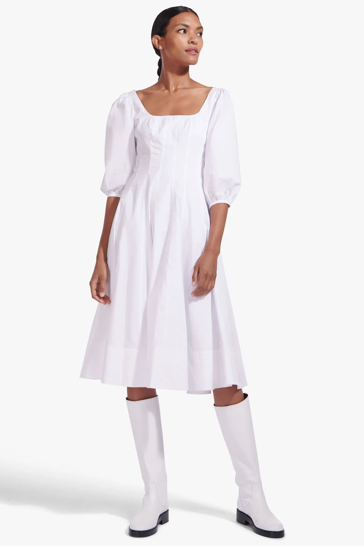 SWELLS DRESS | WHITE