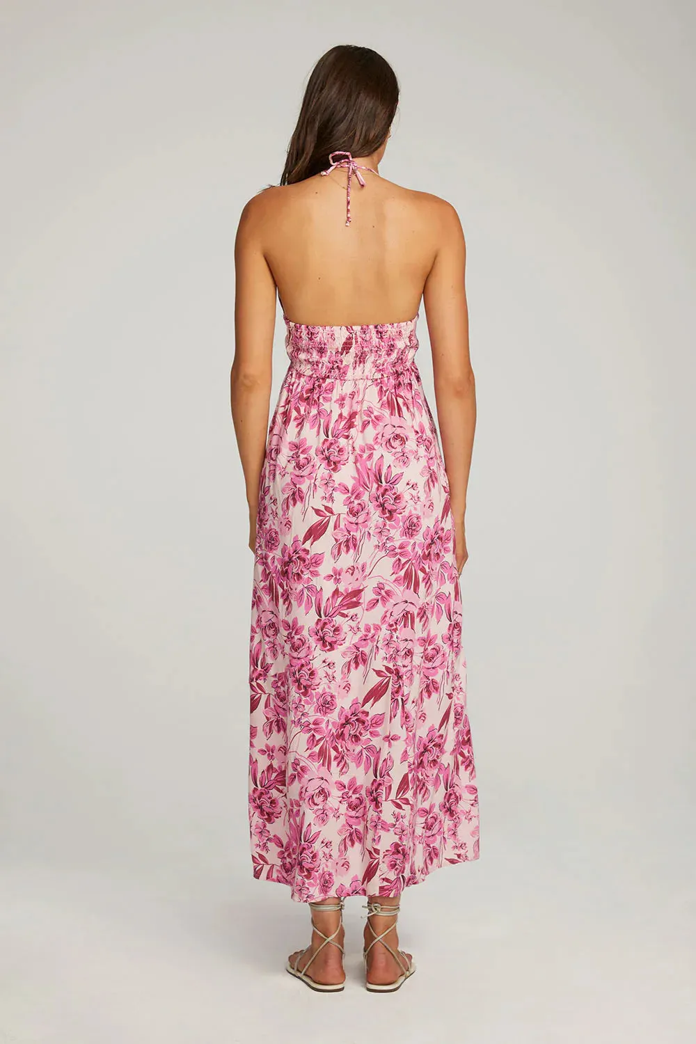 The Lilia Maxi Dress by Saltwater Luxe - Prism Pink