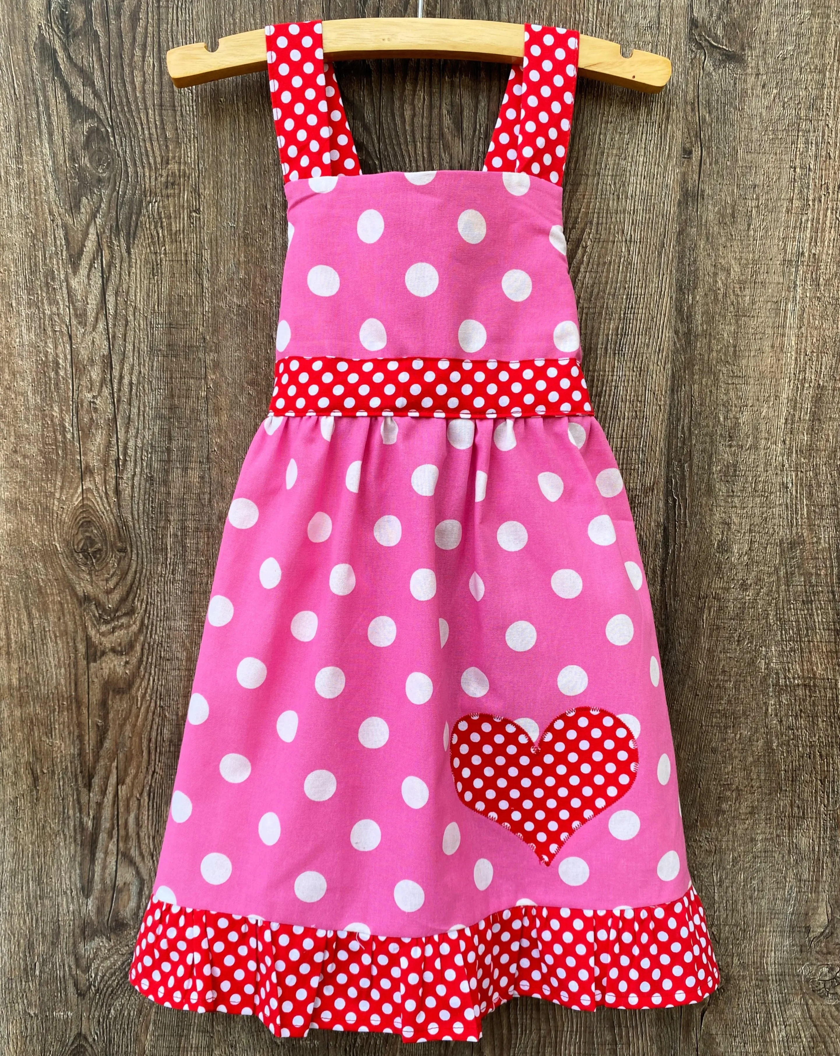 Valentines Day Polka Dot Dress