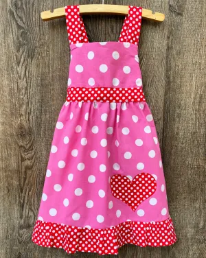 Valentines Day Polka Dot Dress