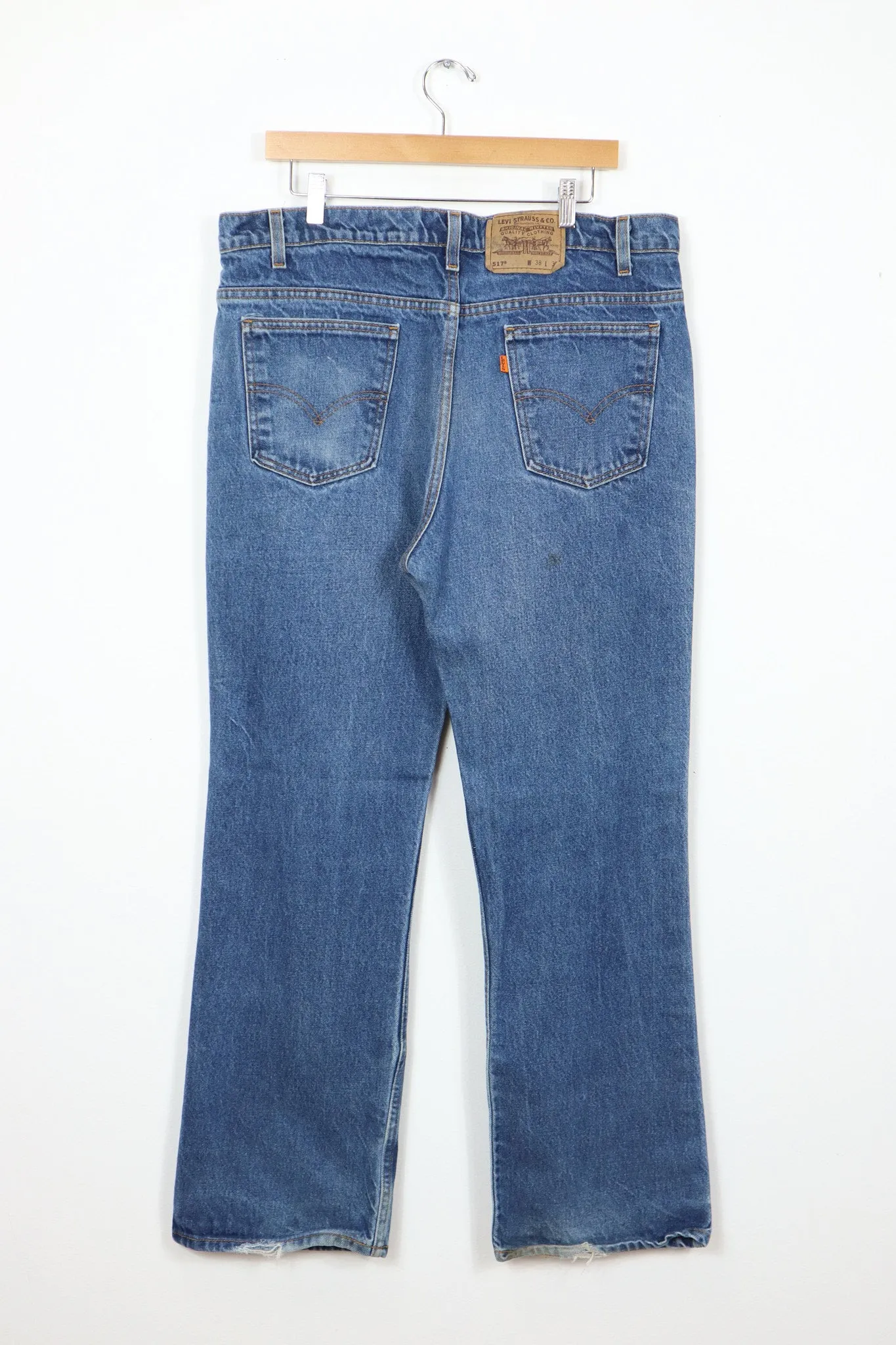 Vintage Levi's 517 Orange Tab Jeans