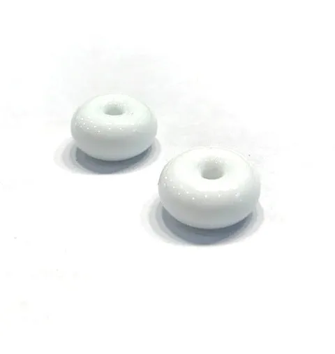 White Glass Beads