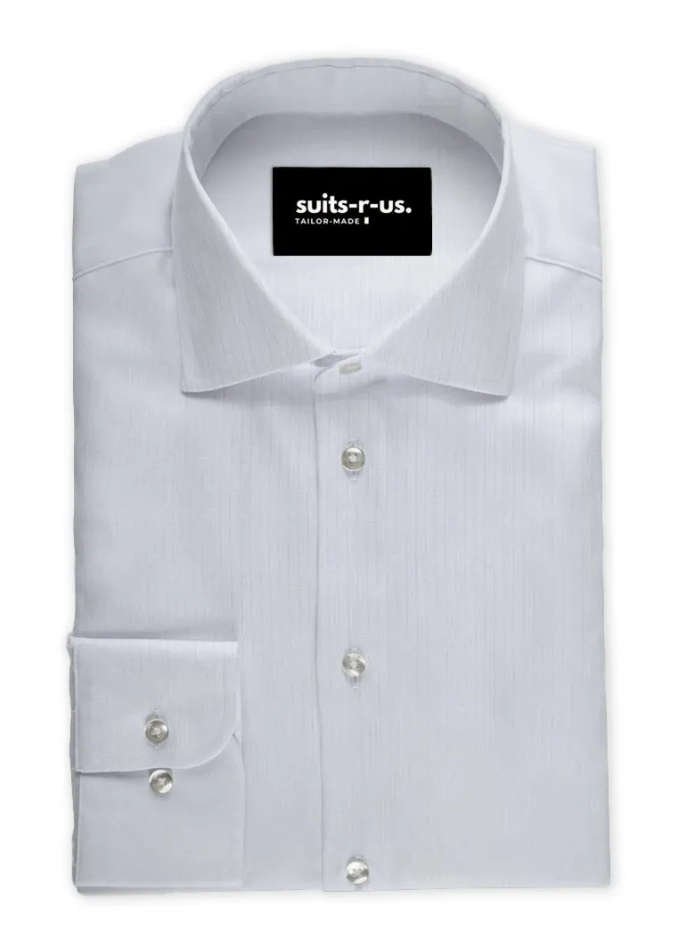 White On White Stripe Shirt