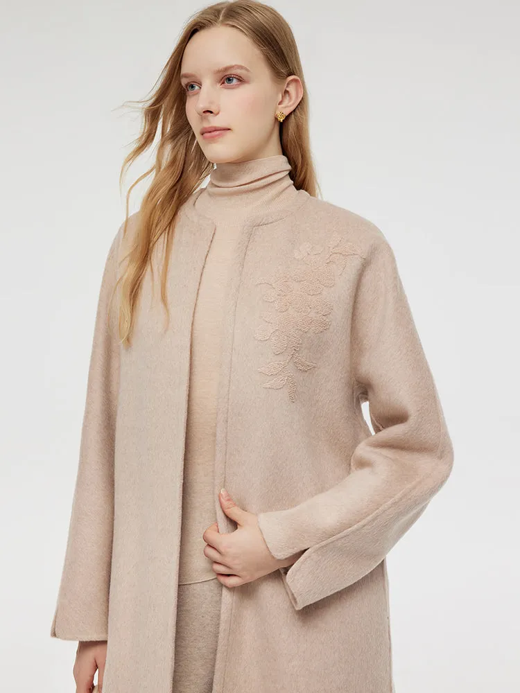 Wool Alpaca Oversized Women Coat