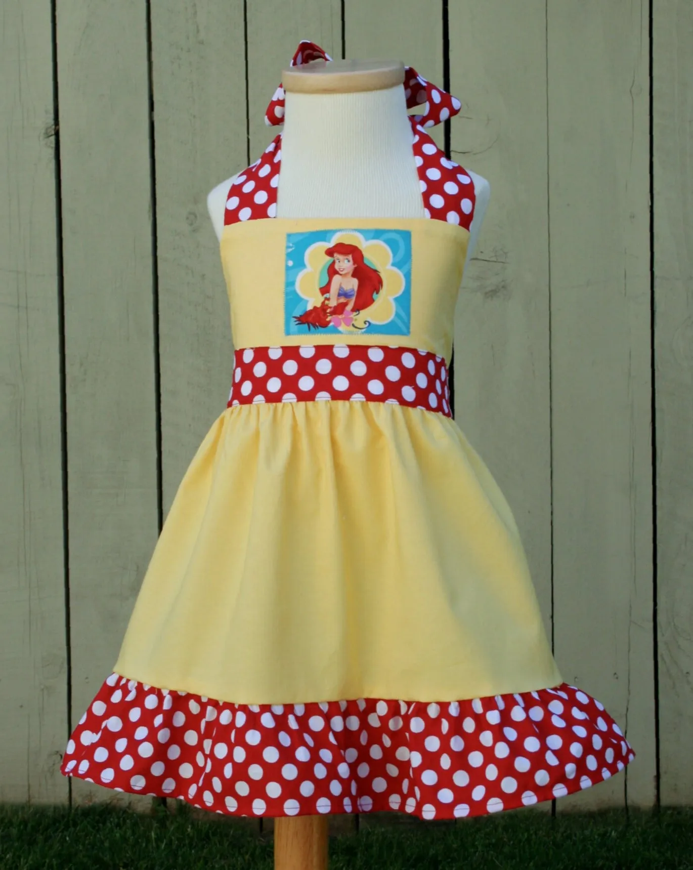 Yellow Ariel Little Mermaid Dress