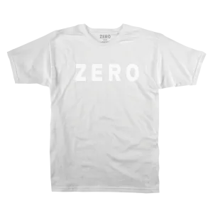 ZERO ARMY T SHIRT WHITE/WHITE